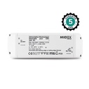 Voeding voor LED 24VDC 50W Dimbaar Faseafsnijding