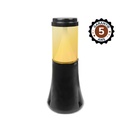 Verlichtingspaal Op zonne-energie Conisch LED 4W 4000K Zwart 500mm