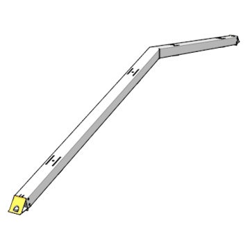 SUNBEAM NOVA HOEK SYMMETRISCH L-2300MM  O/W