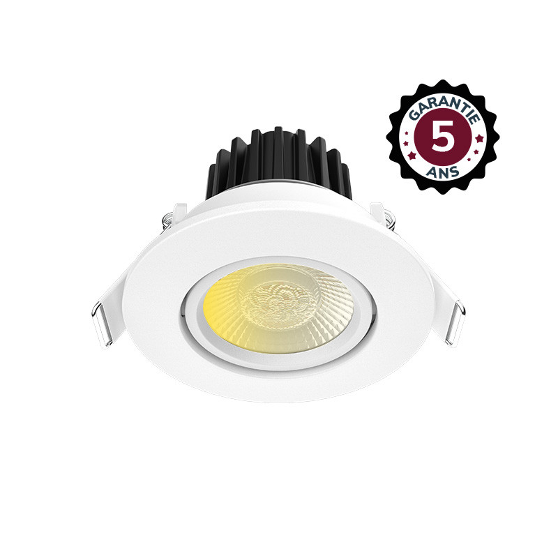 Spot LED 8W BBC Inclinable CCT 2700/3000/4000K Dimmable - Garantie 5 ans