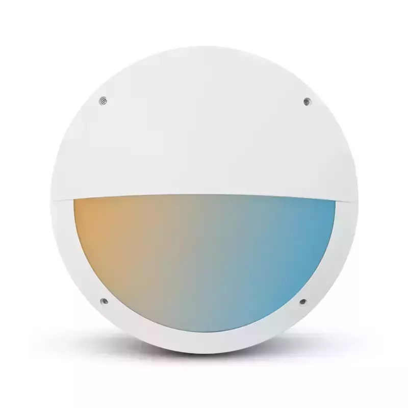 LED HUBLOT Ø300 20W CCT IP65 ASYM WIT  + DETECTOR RF MET UITDOOFWAARSCHUWING