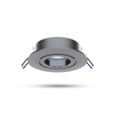 SUPPORT SPOT ROUND TILTABLE/ROTATABLE SILVER Ø92 mm