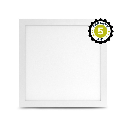 [7763] Plafonnier LED Blanc 295 x 295 18W 4000K Garantie 5 ans