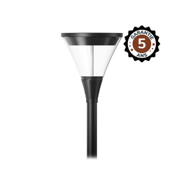 [100856] LANTAARN LED ZWART 40W IP66 IK09 3000K - 5 JAAR GARANTIE