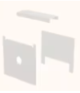 [EVD-WALL-KIT-W] SMAPPEE EV DUAL WALL PLATE KIT WHITE