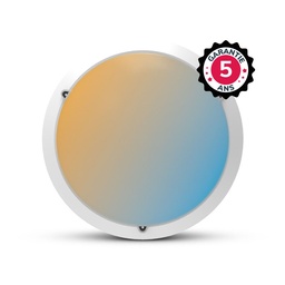 [101091] Hublot LED WHITE Ø300 15W CCT -  5 YEAR WARRANTY