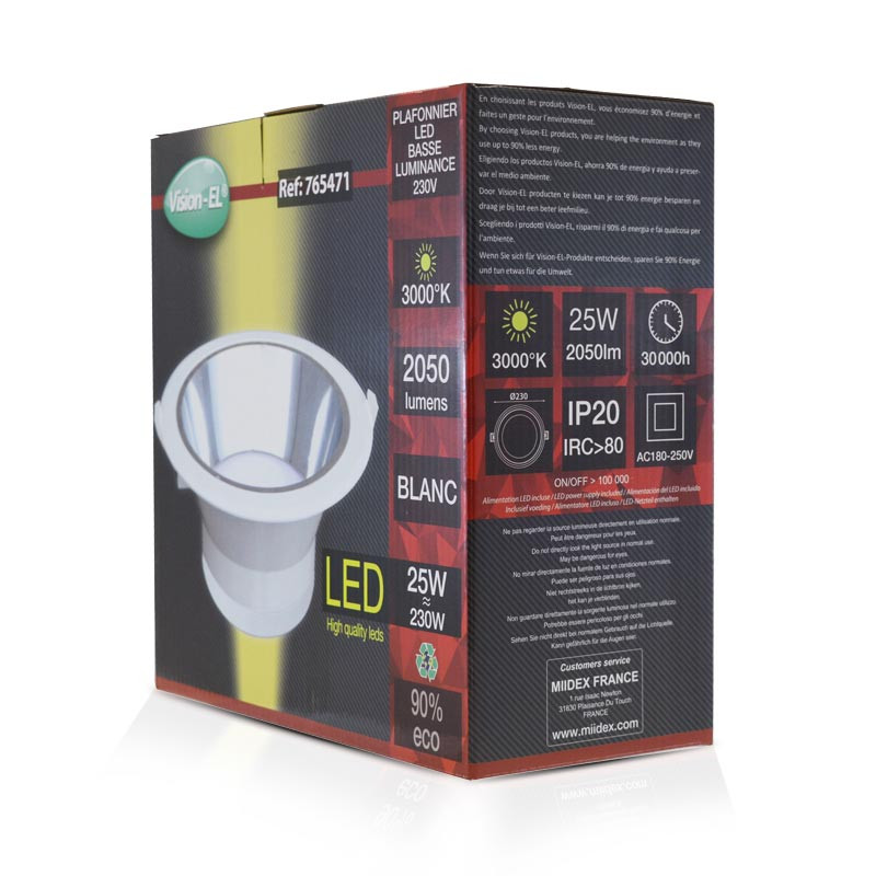 FIXED DOWNLIGHT 28W 3000K 