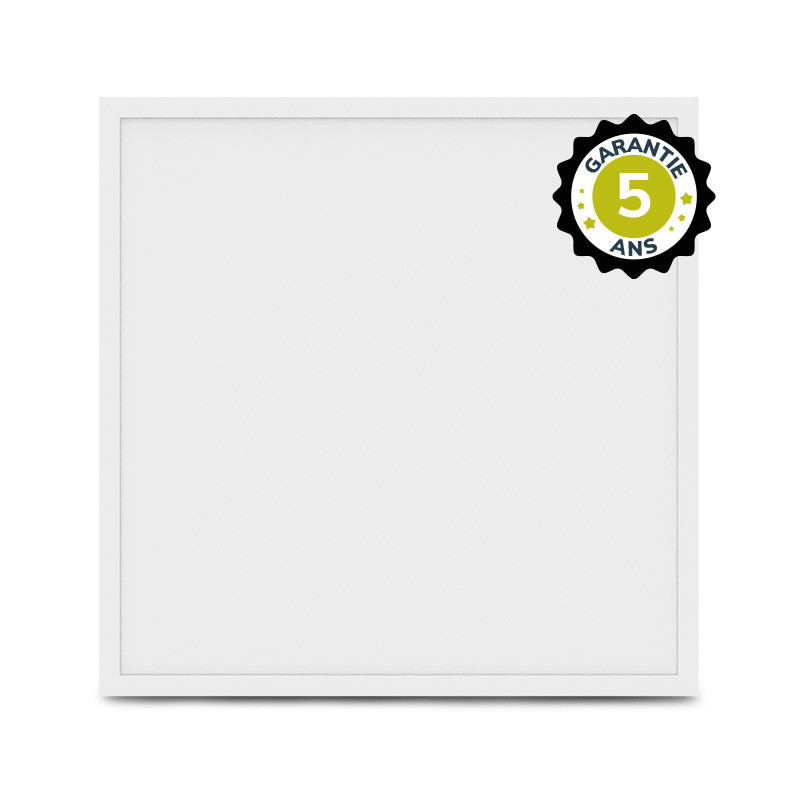 Plafonnier LED Blanc 595x595 36W 4000K IP44 ENEC - GARANTIE 5  ANS
