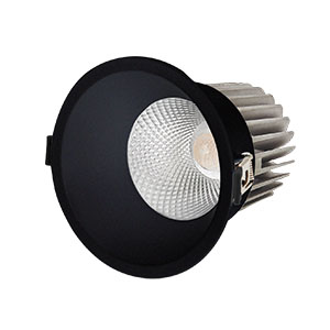 [NEC1655-12W-BK] SPOT VAST 12W 3000k 960lm UGR<19