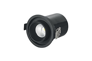 SPOT SEMI-RICHTBAAR EN UITTREKBAAR ZWART 7W 3000k 560lm UGR<19