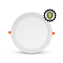 INBOUW-LED-ROND-WIT-Ø300-24W-3000K- 5 JAAR GARANTIE
