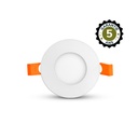 Plafond armatuur Wit Ø83 3W 4000K
