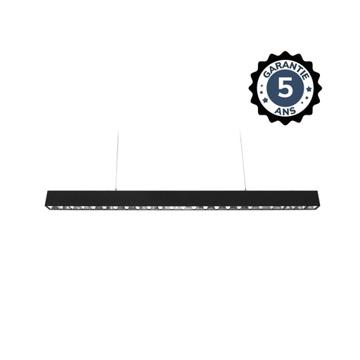 [100523] LINEAIRE LED NOIR 1500MM 50W 4000K DALI/PUSH UGR19 WARRANTY 5Y