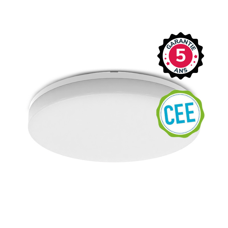 HUBLOT LED CLIPSO II ROND Ø280 MM 18W 4000K + RF DETECTOR - 5 JAAR GARANTIE