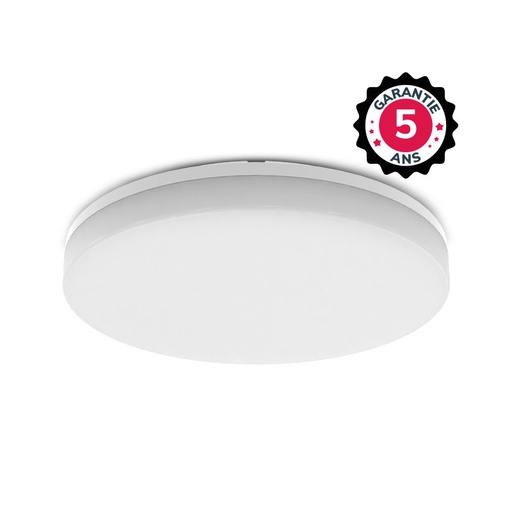 [100240] HUBLOT LED CLIPSO II ROND Ø280 MM 18W 4000K + RF DETECTOR - 5 JAAR GARANTIE