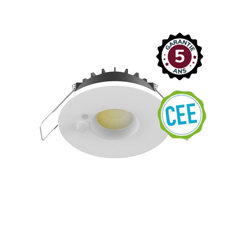 Spot LED ESA BBC 6W CCT 2700/3000/4000K Gradable blanc + Détecteur - Garantie 5 ans