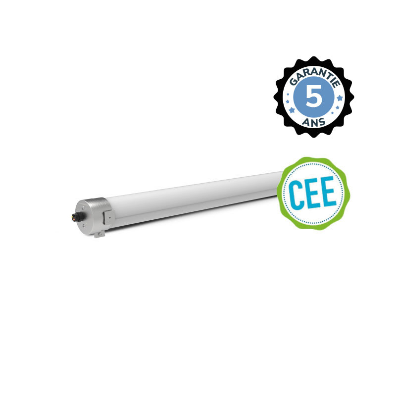 Tubulaire LED Intégrées Opale 35W 3000K Dimmable DALI 2 - Garantie 5 ans