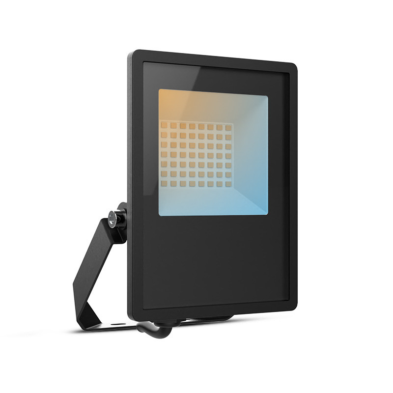 LED SCHIJNWERPER ZWART 20W CCT IP65 LUMOS LITE