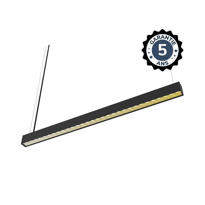 LINEAIRE LED REFLECTOR ZWART 1500MM CCT 30W DALI2 DIMBAAR - PROLINE - 5 JAAR GARANTIE