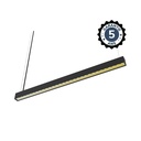 LINEAR LED REFLECTOR BLACK 1500MM CCT 24W DALI2 - PROLINE - 5 YEAR WARRANTY