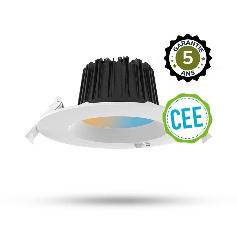 SPOT LED CCT 13/18W 3000/4000/6500K DIMBAAR + DETECTOR IR - 5 JAAR GARANTIE