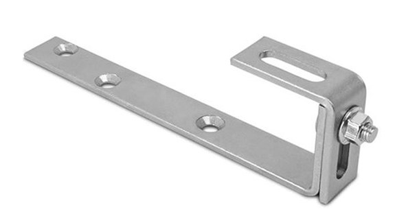 Single-adjustable stainless steel slate hook