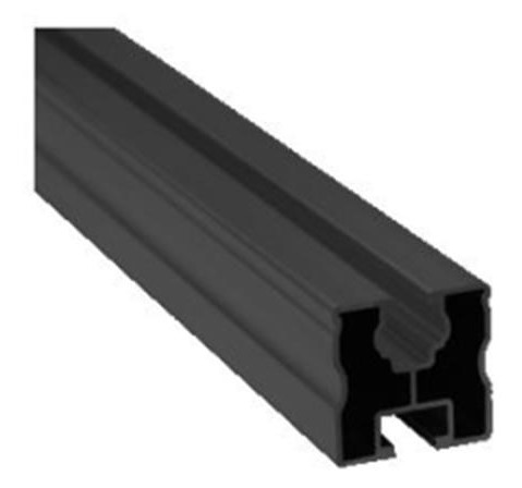 Rail Schletter Alu 6.0m Black