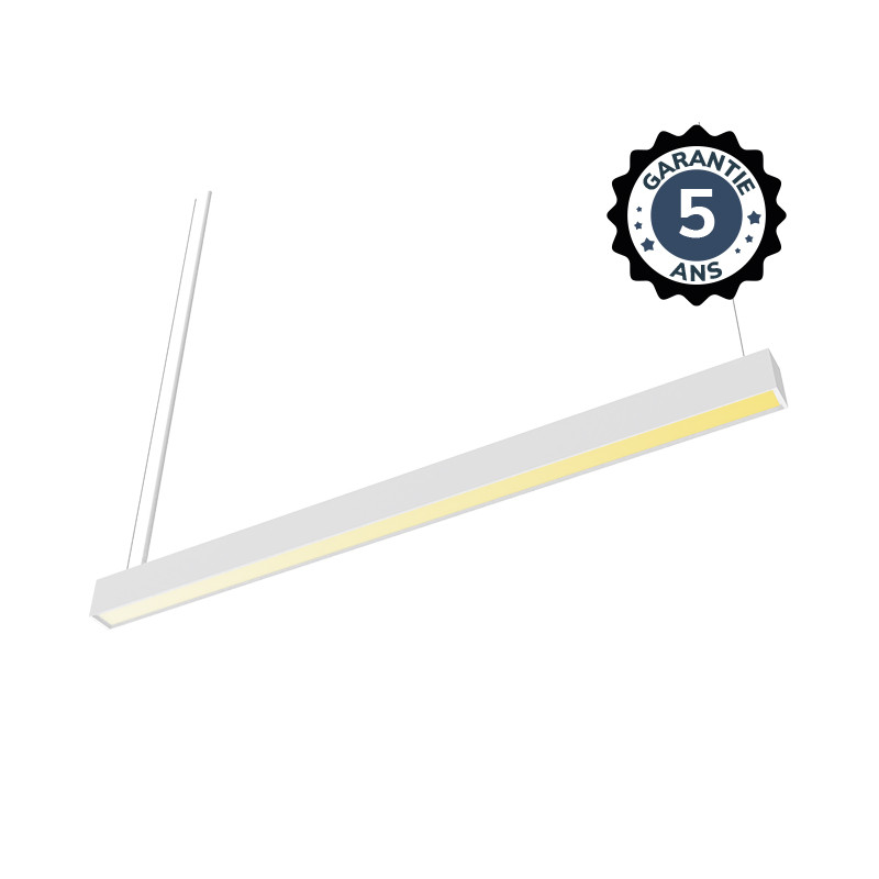 LINEAIRE LED PRISMATISCH BLACK 1200MM CCT 32W DALI2 DIMMABLE - PROLINE - 5 JAAR GARANTIE
