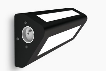 LP-REVALI-10W-BLACK-CCT + PRISE -  ECLAIRAGE ANTI VANDALLE