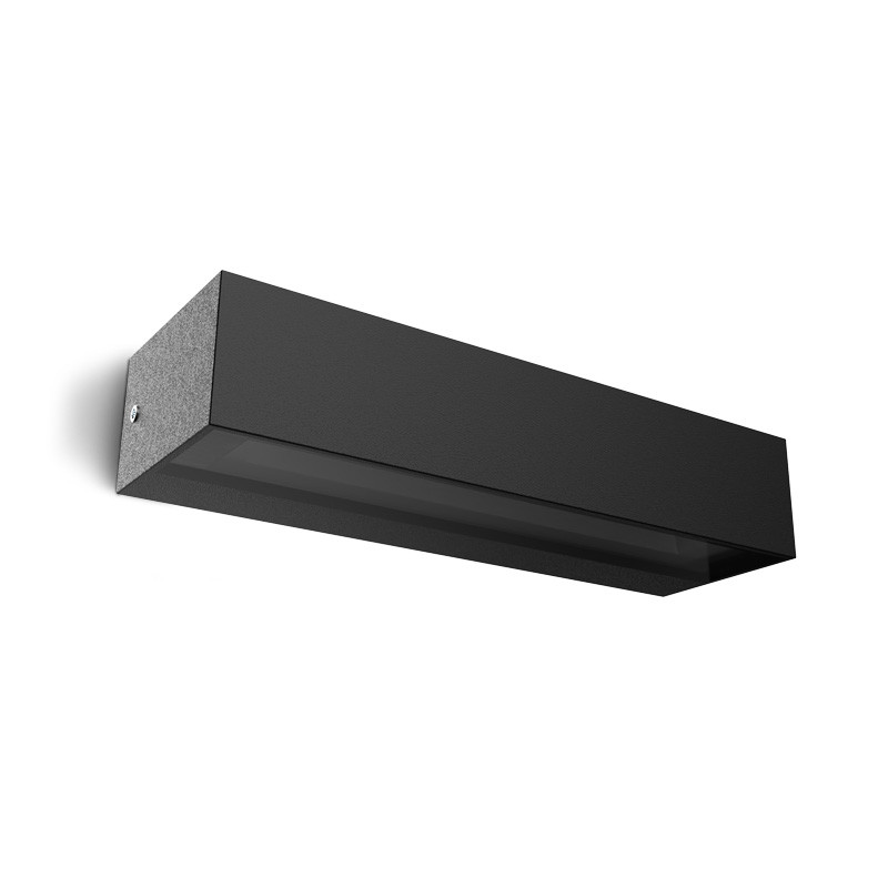 Applique Murale 12W 3000K IP54 Noir