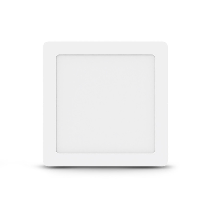 Plafonnier LED 220 x 220 mm 18W 3000K ENEC