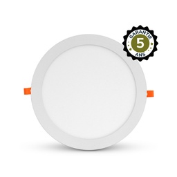 [100083] Plafonnier LED Blanc Ø300 24W 3000K GARANTIE 5 ANS