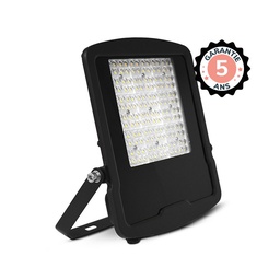 [100454] Zwart Flat LED-Schijnwerper 50W 6000K IP65