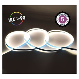 [100518] LED STRIP COB 6000K 5m 320 LED/m 9W/m IP20 - 24V - 5 YEAR WARRANTY