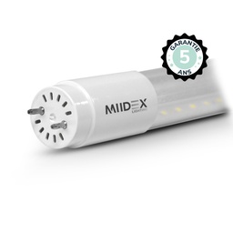 [100535] Tube LED T8 12W 4000K 1200 mm Clair Phase / Neutre même côté GARANTIE 5 ANS