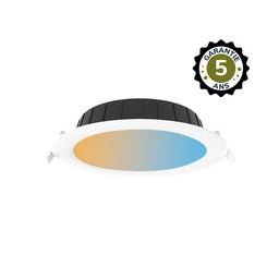 [100655] Downlight LED CYNIUS 24W CCT 3000/4000/6500K - Ø215MM - DALI2/PUSH - ENEC - 5 jaar garantie
