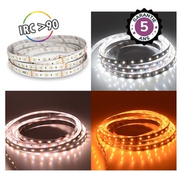 [100707] LED STRIP CCT 5M 120 LED/M 10W/M IP20 DIMBAAR - 24 V - 5 JAAR GARANTIE