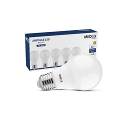 [100968] LED LAMP E27 10W 4000K 180° - PAK VAN 5 STUKS