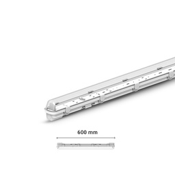 [101060] Étanche sans ballast pour 1 Tube T8 de 600 mm 10W max