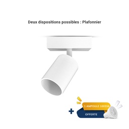 [101069] LIGHT WHITE 1 SPOT GU10