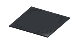 [20.22-250X250X6] SUNBEAM NOVA RUBBEREN MAT 6MM