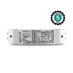 [7547] VOEDING VOOR LED 13-36W, 3-66VDC, DIMBAAR DALI / PUSH / 0-10V
