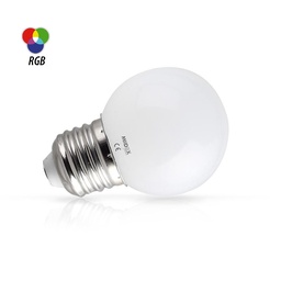 [76151] Ampoule LED E27 RGB 1W