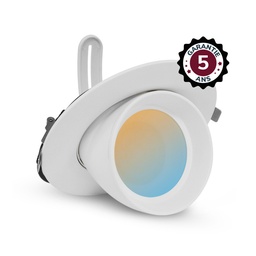 [767440] DOWNLIGHT SPOT ESCARGOT ROND  38W CCT WIT  5 jaar garantie