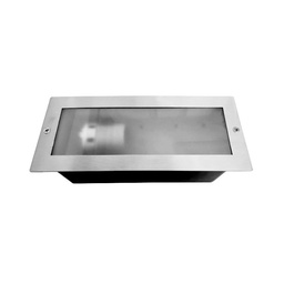 [70746] Inbouw spot E27 Rechthoek Inox 304